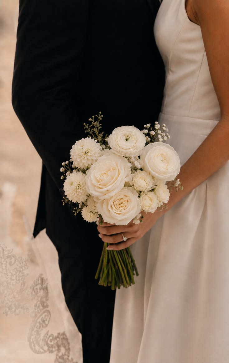 Plantilla de invitación web de boda estilo minimalista